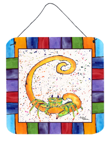 Beach and Seafood Wall or Door Hanging Prints (Color: 8426-CDS66, size: 6 x 6)