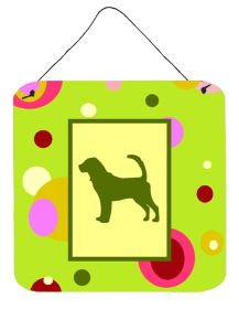 Bloodhound Wall or Door Hanging Prints (Color: Bloodhound, size: 6 x 6)