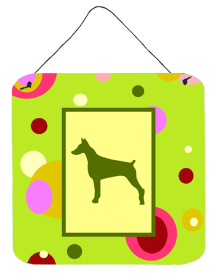 Doberman Pinscher Wall or Door Hanging Prints (Color: Doberman Pinscher, size: 6 x 6)