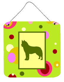 Siberian Husky Wall or Door Hanging Prints (Color: Siberian Husky, size: 6 x 6)