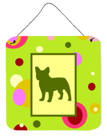 French Bulldog Wall or Door Hanging Prints (Color: French Bulldog, size: 6 x 6)