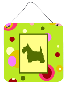 Scottish Terrier Wall or Door Hanging Prints (Color: Scottish Terrier, size: 6 x 6)