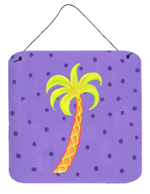 Palm Tree Wall or Door Hanging Prints (Color: Palm Tree, size: 6 x 6)