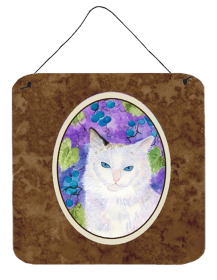 Cat Wall or Door Hanging Prints (Color: Wall or, size: 6 x 6)