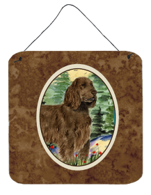 Field Spaniel Wall or Door Hanging Prints (Color: Spaniel Wall, size: 6 x 6)
