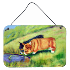 Corgi Wall or Door Hanging Prints (Color: 7292DS812, size: 8 x 12)