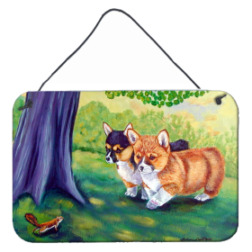 Corgi Wall or Door Hanging Prints (Color: 7293DS812, size: 8 x 12)