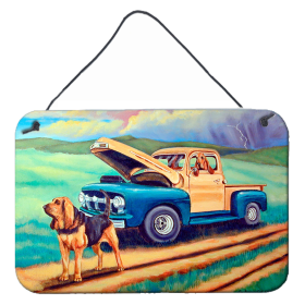 Bloodhound Wall or Door Hanging Prints (Color: 7513DS812, size: 8 x 12)