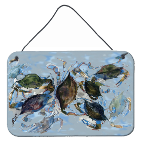 Crab Wall or Door Hanging Prints (Color: 8016DS812, size: 8 x 12)