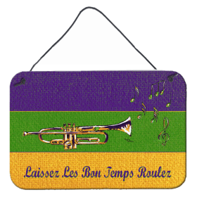 Mardi Gras Wall or Door Hanging Prints (Color: 8382DS812, size: 8 x 12)
