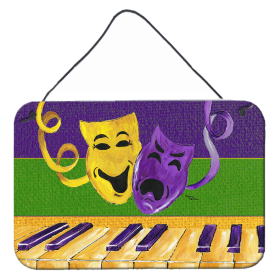 Mardi Gras Wall or Door Hanging Prints (Color: 8383DS812, size: 8 x 12)