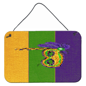 Mardi Gras Wall or Door Hanging Prints (Color: 8384DS812, size: 8 x 12)