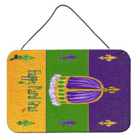 Mardi Gras Wall or Door Hanging Prints (Color: 8385DS812, size: 8 x 12)