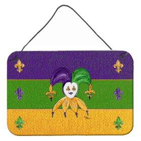 Mardi Gras Wall or Door Hanging Prints (Color: 8386DS812, size: 8 x 12)