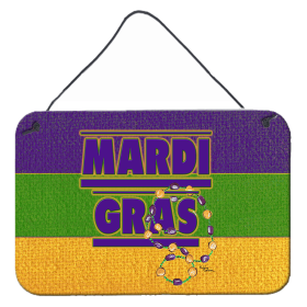 Mardi Gras Wall or Door Hanging Prints (Color: 8388DS812, size: 8 x 12)