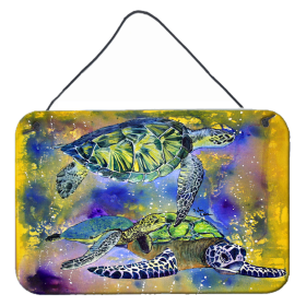 Turtle Wall or Door Hanging Prints (Color: 8405DS812, size: 8 x 12)