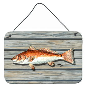 Red Fish Wall or Door Hanging Prints (Color: 8489DS812, size: 8 x 12)