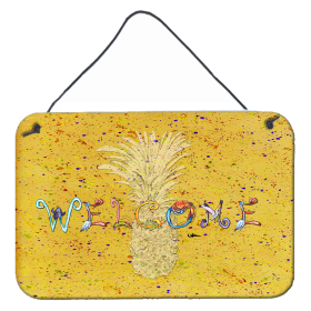 Pineapple Wall or Door Hanging Prints (Color: 8557DS812, size: 8 x 12)