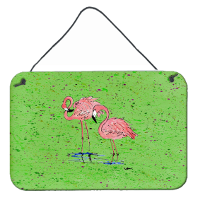 Flamingo Wall or Door Hanging Prints (Color: 8567DS812, size: 8 x 12)