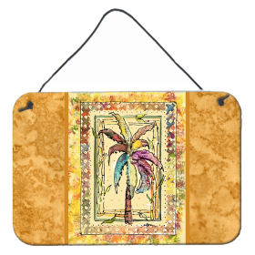Palm Tree Wall or Door Hanging Prints (Color: 8614DS812, size: 8 x 12)