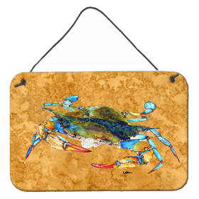Crab Wall or Door Hanging Prints (Color: 8655DS812, size: 8 x 12)