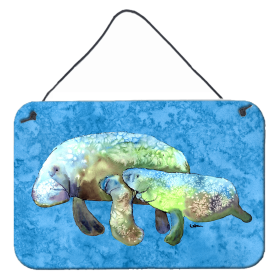 Manatee Wall or Door Hanging Prints (Color: 8660DS812, size: 8 x 12)