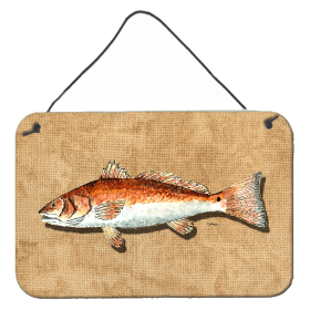 Red Fish Wall or Door Hanging Prints (Color: 8807DS812, size: 8 x 12)