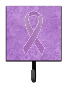 Ribbon - Disease Awareness Design Leash or Key Holder (Color: All Cancer Awareness, size: 4.25 x 7)