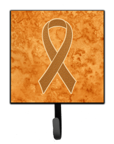 Ribbon - Disease Awareness Design Leash or Key Holder (Color: Leukemia Awareness, size: 4.25 x 7)