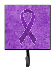 Ribbon - Disease Awareness Design Leash or Key Holder (Color: Pancreatic and Leiomyosarcoma Cancer Awareness, size: 4.25 x 7)