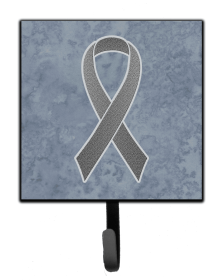Ribbon - Disease Awareness Design Leash or Key Holder (Color: Brain Cancer Awareness, size: 4.25 x 7)