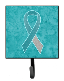 Ribbon - Disease Awareness Design Leash or Key Holder (Color: Cervical Cancer Awareness, size: 4.25 x 7)
