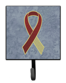 Ribbon - Disease Awareness Design Leash or Key Holder (Color: Head and Neck Cancer Awareness, size: 4.25 x 7)
