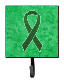 Ribbon - Disease Awareness Design Leash or Key Holder (Color: Liver Cancer Awareness, size: 4.25 x 7)
