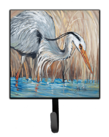 Bird Leash or Key Holder (Color: Animals/Birds/Bird - Blue Heron, size: 4.25 x 7)