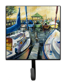 Nautical Leash or Key Holder (Color: Beach/Beach and Lake Scenes/Sailboats 1, size: 4.25 x 7)