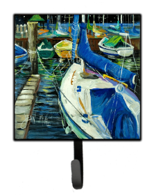 Nautical Leash or Key Holder (Color: Beach/Beach and Lake Scenes/Sailboats 15, size: 4.25 x 7)