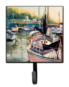 Nautical Leash or Key Holder (Color: Beach/Beach and Lake Scenes/Sailboats 16, size: 4.25 x 7)