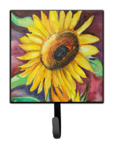 Floral Leash or Key Holder (Color: Sunflower 3, size: 4.25 x 7)