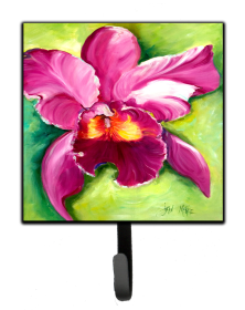 Floral Leash or Key Holder (Color: Orchid, size: 4.25 x 7)