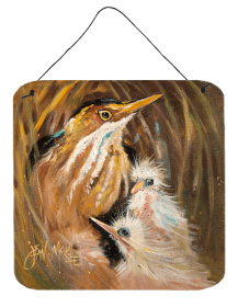 Happy Family Wall or Door Hanging Prints (Color: Animals/Birds, size: 6 x 6)