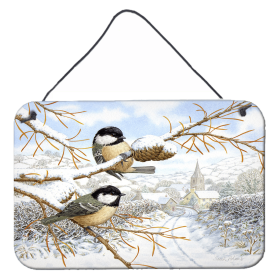 Coal Tits Wall or Door Hanging Prints (Color: ASA2192DS812, size: 8 x 12)