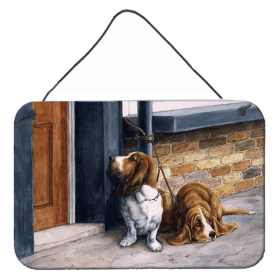 Wall or Door Hanging Prints (Color: Bassets Basset Hound, size: 8 x 12)