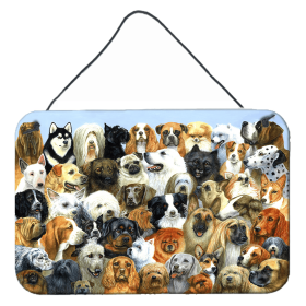 Wall or Door Hanging Prints (Color: Fifty One Dogs, size: 8 x 12)