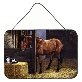 Wall or Door Hanging Prints (Color: At The Gate Springer Spaniel, size: 8 x 12)
