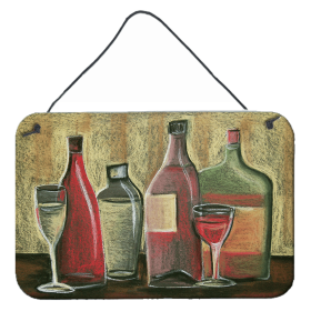 Food and Drink/Wine, Beer and Cocktails/Wine Accent Decor (Color: Food and Drink/Wine, Beer and Cocktails/Wine, size: 8 x 12)