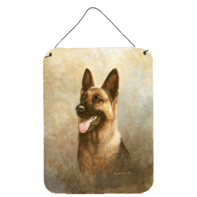 Wall or Door Hanging Prints (Color: Alsatian German Shepherd, size: 12 x 16)