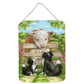 Wall or Door Hanging Prints (Color: Animals/Cow, size: 12 x 16)
