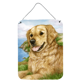 Wall or Door Hanging Prints (Color: Animals/Golden Retriever, size: 12 x 16)
