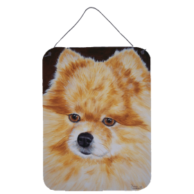 Pomeranian Wall or Door Hanging Prints (Color: AMB1049DS1216, size: 12 x 16)